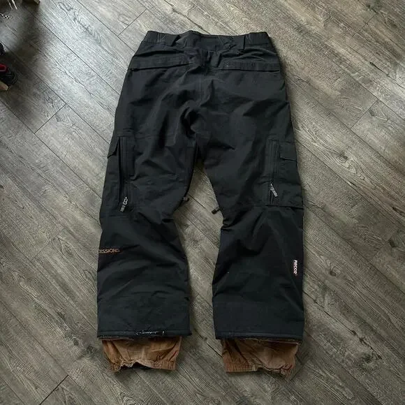 Vintage Y2K Sessions Star Snowboard Goretex Baggy Cargo Snowboard Ski Snow Pant